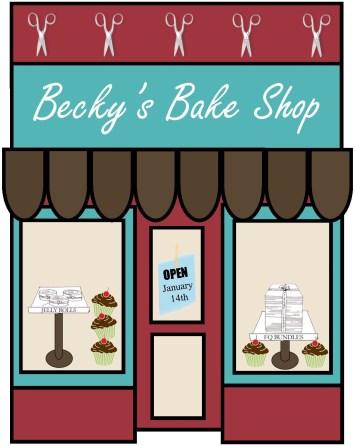 Becky s Bake Shop As chefs we are always looking for new recipes to try. We will bake up quilts, bags, placemats, table runners, hotpads, and more using precut fabrics.