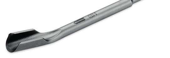 works. mm 0 0 Spade chisel for the large-scale universal removal of material.