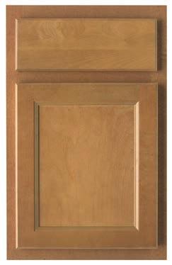 13 ECHELON BIRCH CABINETRY shown in Toffee Birch exhibits a straight-grained