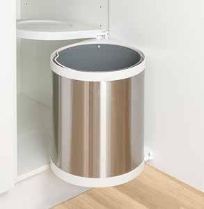 Waste is cleverly concealed with our easy to install bins.