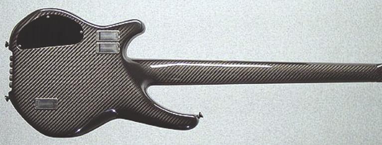 7. The guitar shown above is manufactured as a one piece graphite