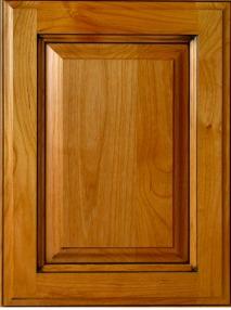 The door of the kitchen cabinet is manufactured using solid timber.