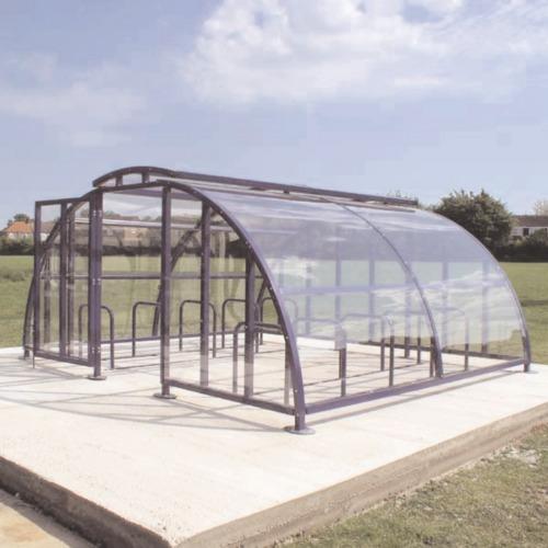 5. Shelter A Cycle Shelter A Shelters are made from 0 mm 0 mm 3 mm galvanised mild steel tube. Steel cycle racks and stands are manufactured from 50 mm 3.