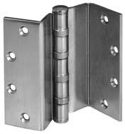 1502 (Full Mortise Type) 1572 (Half Surface Type) Applications Note: NFPA requires a minimum of two (2) spring hinges on fire labeled doors.