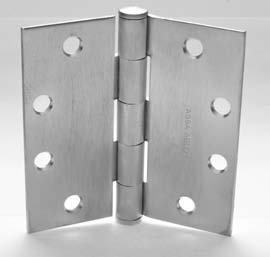 Five Knuckle Standard Weight Series Recommended for standard weight, medium frequency doors, or doors with closing devices.