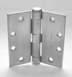 Full Mortise Concealed Bearing Hinges Five Knuckle Heavy Weight Full Mortise Series Recommended for use on high frequency and/or heavy wood or metal doors in schools, hospitals or other public