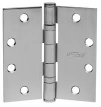 Plain bearing hinges are for standard weight doors only MP79 For doors with a closing device, MPB79 bearing hinge must be used For heavy weight doors with a closing device, select a MPB68, heavy