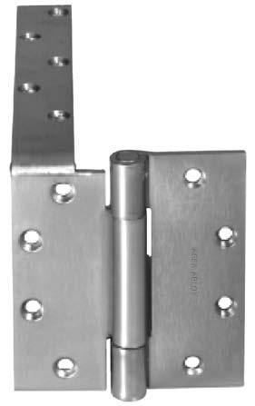 Three Knuckle Heavy Weight Anchor Hinges Series Concealed Door Closers Anchor hinge sets are used on doors where high traffic, abuse, or other door hardware place an unusual strain on the door, jamb,