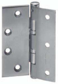 Five Knuckle Standard Weight Half Mortise Series (Reversible) Half Mortise Bearing Hinges are for greater frequency and weight than the Plain Bearing hinges.