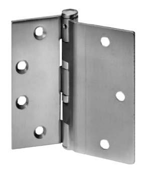 Five Knuckle Standard Weight Series (Reversible) Recommended for use on average frequency and/or medium weight wood or metal doors in schools, hospitals or other public buildings where medium traffic