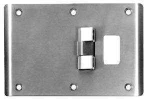 Rescue Hardware Combination Strike and Stop Recommended for installations on hospital or nursing home bathroom doors along with our EP-5J.