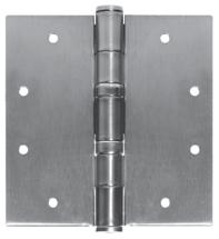 Specialty Hinges Slip-In Full Mortise Type 1 and 2 Standard Weight Bearing Hinges Recommended for use on average frequency and/or medium weight aluminum doors with aluminum frames in schools,