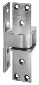 SPECIALtY HInGE Pocket Pivot Hinges Recommended for applications where use of the full width of the corridor is required, such as cross corridor and smoke and fire doors as well as patient room doors.