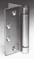 Special Applications Spring Hinge Some door/frame/wall and even ceiling conditions make door closers impractical. An alternative closing device is the Spring Hinge.