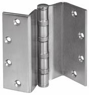 With adjustable spring tension on the hinge, the closing speed of the door is determined by the amount of closing force set on the hinge.
