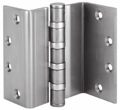 five Knuckle Heavy Weight Swing Clear Series (Reversible) Swing Clear Hinges create barrier free openings by moving the hinge barrel and door edge out of the way Recommended for use on high frequency