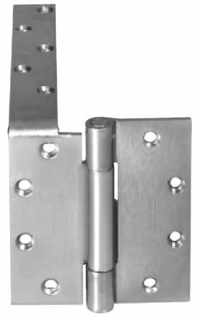 three Knuckle Heavy Weight Anchor Hinges Series Concealed Door Closers Anchor hinge sets are used on doors where high traffic, abuse, or other door hardware place an unusual strain on the door, jamb,