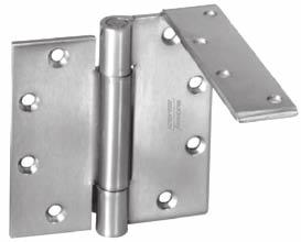 three Knuckle Heavy Weight Anchor Hinge Series Concealed Door Closers Anchor hinge sets are used on doors where high traffic, abuse, or other door hardware place an unusual strain on the door, jamb,