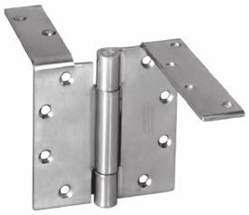 full MORtISE AnCHOR HInGES three Knuckle Heavy Weight Anchor Hinge Series With 4" Door Leg Anchor hinge sets are used on doors where high traffic, abuse, or other door hardware place an unusual