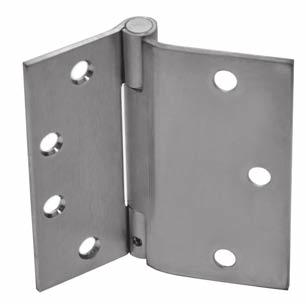 three Knuckle Standard Weight Series (Reversible) Recommended for use on average frequency and/or medium weight wood or metal doors in schools, hospitals or other public buildings where medium