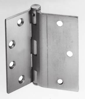 five Knuckle Standard Weight Series (Reversible) Recommended for use on low frequency and/or light weight wood or stock hollow metal doors in residences, apartments or other very low frequency doors