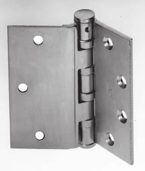 five Knuckle Heavy Weight Series (Reversible) Recommended for use on high frequency and/or heavy weight wood or metal doors in schools, hospitals or other public buildings where heavy traffic is