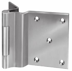 SWInG CLEAR HALf SURfACE BEARInG HInGES three Knuckle Heavy Weight Swing Clear Series (Reversible) The wide swing of these hinges allows maximum clearance for passage of beds, tables or other