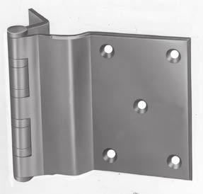 five Knuckle Heavy Weight Swing Clear Series (Reversible) The wide swing of these hinges allows maximum clearance for passage of beds, tables or other equipment through door openings.