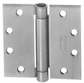 Standard Weight Spring Hinge Recommended for standard weight, medium frequency doors in place of door closers in apartments, hotels, motels, office buildings, etc.