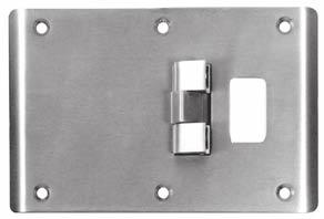 RESCUE HARDWARE Combination Strike and Stop Recommended for installations on hospital or nursing home bathroom doors along with our EP-5J.