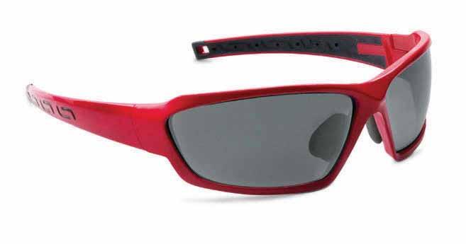 100 % UV-A and UV-B protection up to 400 nm Lenses made of polycarbonate, grey