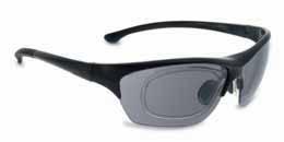 Removable corrective insert and individually glazeable 100 % UV-A and UV-B protection up to 400 nm Lenses made of