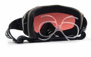 Corrective insert for ski masks 1 Glazing range depending on ski mask type Can