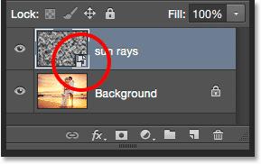 converted into a Smart Object: The preview thumbnail showing the Smart Object icon.