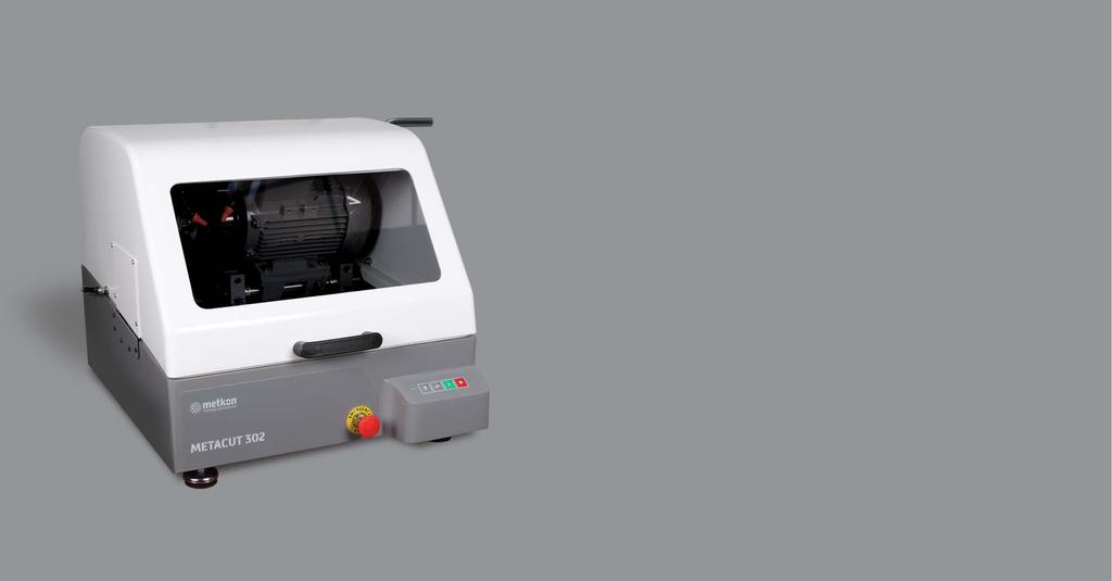 METACUT 302 METKON chop cutting machine is the ideal abrasive cut-off machine for metallographic samples, offering perfect solutions for efficient, versatile and high-quality cutting.