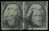 spe cial ist, F-VF.......... $70 6548 Solid Five Pointed Star, pair 2, left stamp faint crease, F-VF. Scott 73; $140.