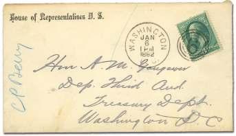 6778 1881, 3 blue green, re-en graved (207), with "Post Of fice Southport CT/Dec 20 1881" dou ble line