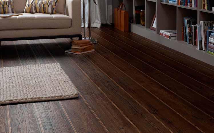 Kings Oak Rich chocolate tones, precision detailing, a large format plank and an authentically textured
