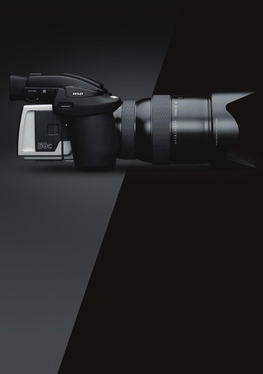 The New Hasselblad The new Hasselblad H5D-50c The world s first medium format CMOS camera system 50 Mpixel CMOS sensor High ISO performance Longer exposures Faster capture rate Wide dynamic range