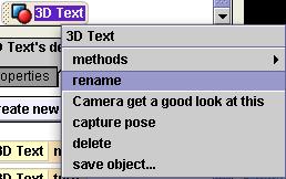 Once you have created the new text object,