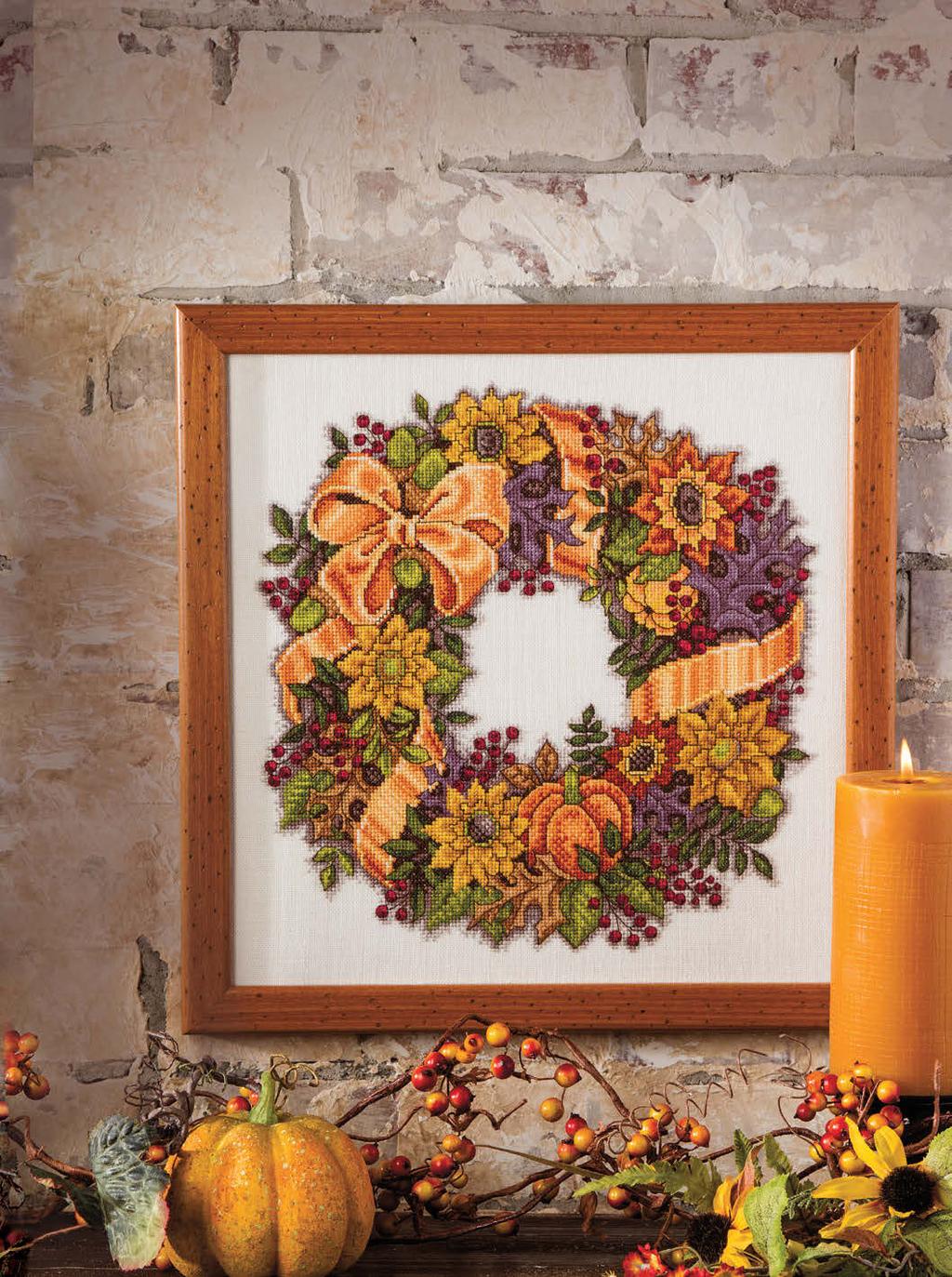 23 AMAZING AUTUMN PROJECTS TO STITCH! SPECIFICATIONS Full 1/2 Vert. 1/12 1/4 Vert.