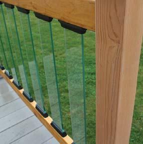 Clear 26, 32 & 38 Glass Balusters 5 Pack Sold in packs of 5.