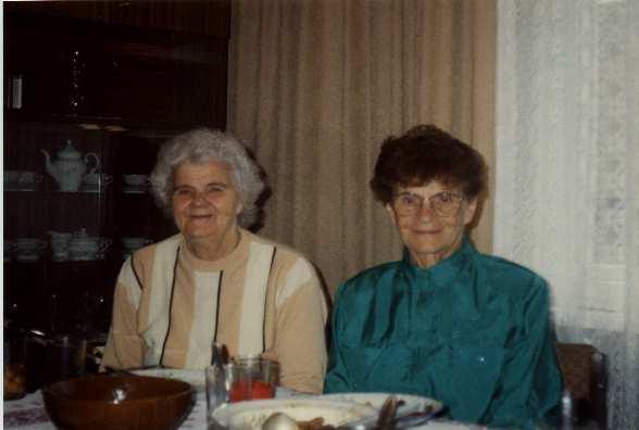 A Personal Interest My grandma (right) and her sister in 1993.