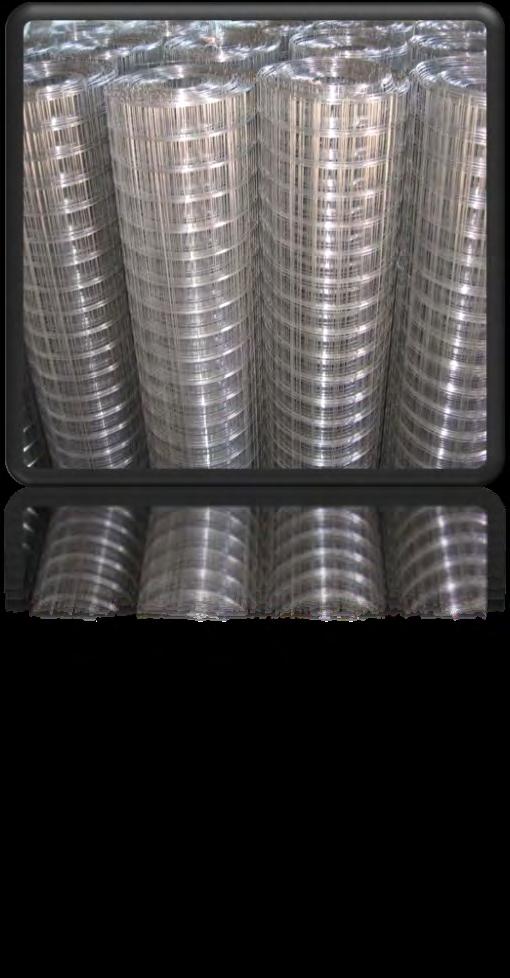 Welded Wire Fabric Galvanized product available in ½ x ½, ½ x 1, 1 x 1, 2 x 3 and 2 x 4 mesh; 25, 50, and 100 lengths by 3 6 heights