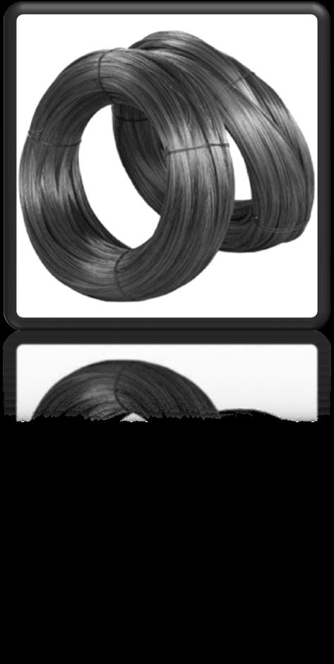 Annealed Wire Soft, pliable black wire available in 9, 12, 14, and 16 gauge; 50 lb and 10 lb exact weight coils split in 50 lb master coils
