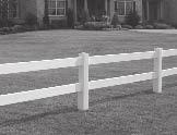 Spacing: 2-7/16" Precision routed rails for a clean, professional finish Post &