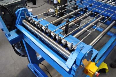 Wire panel bending machines The device is designed to perform the bend stiffener on the fence panel. A Bending works by performing press inflection over the entire length of the net.
