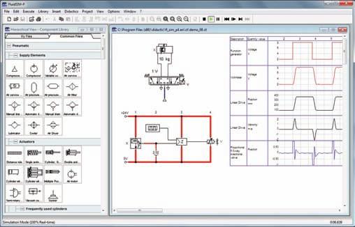Teciam > Fundamentals > FluidSim Pneumatics One of the most powerful software tools within the range of Festo Didactic products is the fluid-power based application called FluidSim.