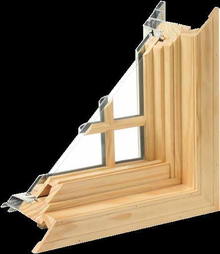 Pinnacle Casement & Awning Features and Benefits [1] The warmth and beauty of Clear Select Pine, Douglas Fir or Natural Alder; can be painted or stained [2] Clad units offer a strong, durable