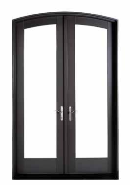 Pinnacle Swinging Patio Door Features and Benefits Stainless steel multi-point locking hardware option for added security Integral structural astragal allows for doors up to 12 feet wide to be placed